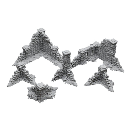 Wargaming 28mm scatter terrain scenery showing 3D-printed item that is compatible with games such as Warhammer 40K, Star Wars Legions, D+D, Dungeons and Dragons, Sci-Fi, Fantasy and other miniature tabletop games. Brand Jawar3d found at www.jawar3d.co.uk.