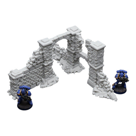 Wargaming 28mm scatter terrain scenery showing 3D-printed item that is compatible with games such as Warhammer 40K, Star Wars Legions, D+D, Dungeons and Dragons, Sci-Fi, Fantasy and other miniature tabletop games. Brand Jawar3d found at www.jawar3d.co.uk.
