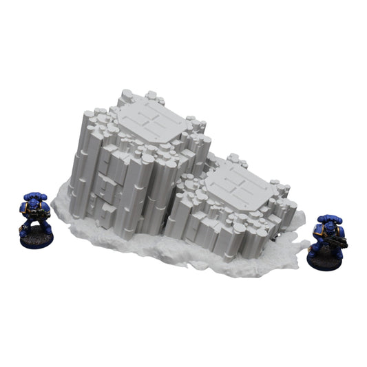 Wargaming 28mm scatter terrain scenery showing 3D-printed item that is compatible with games such as Warhammer 40K, Star Wars Legions, D+D, Dungeons and Dragons, Sci-Fi, Fantasy and other miniature tabletop games. Brand Jawar3d found at www.jawar3d.co.uk.