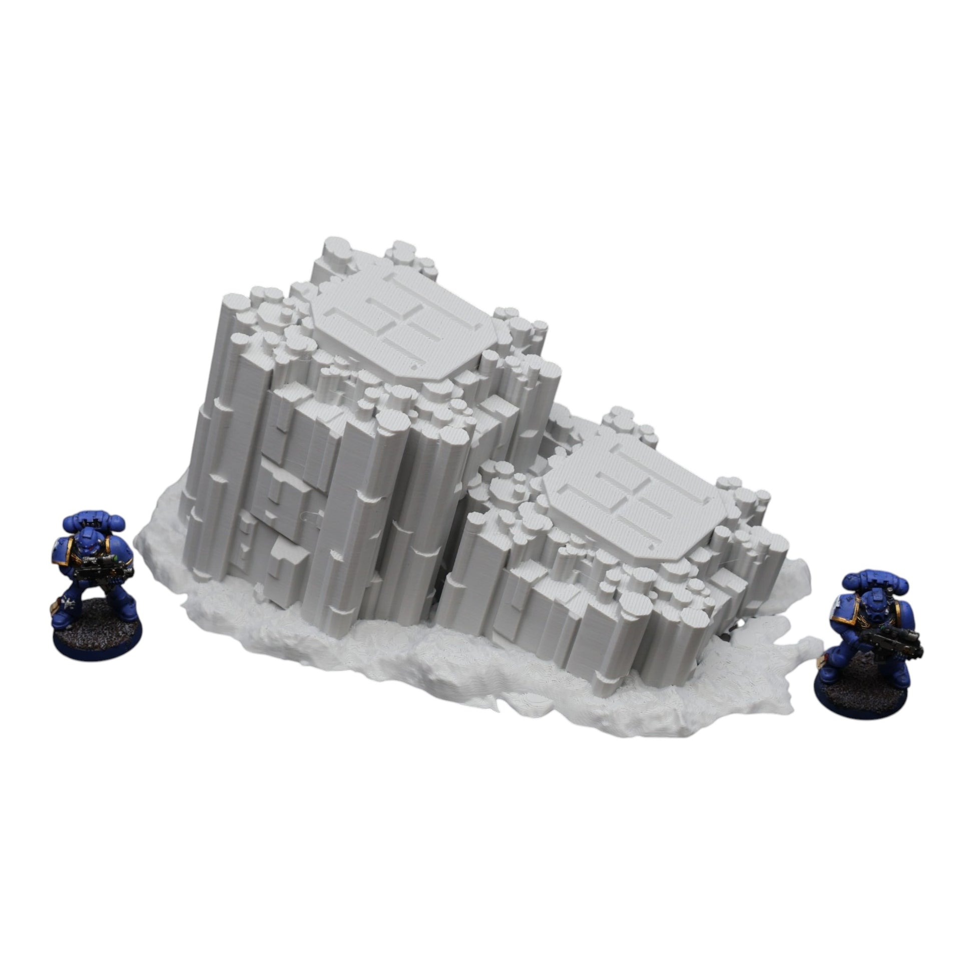 Wargaming 28mm scatter terrain scenery showing 3D-printed item that is compatible with games such as Warhammer 40K, Star Wars Legions, D+D, Dungeons and Dragons, Sci-Fi, Fantasy and other miniature tabletop games. Brand Jawar3d found at www.jawar3d.co.uk.
