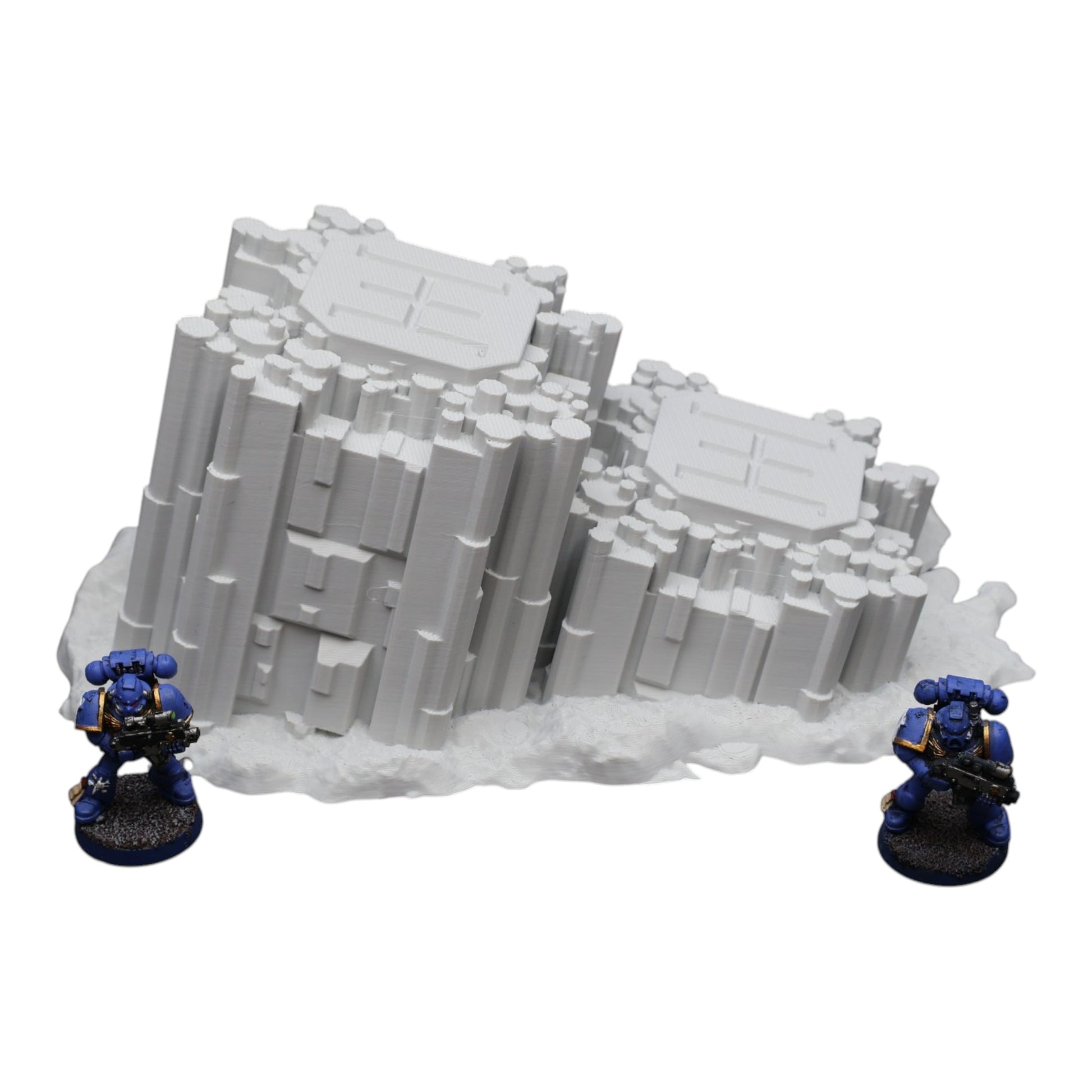 Wargaming 28mm scatter terrain scenery showing 3D-printed item that is compatible with games such as Warhammer 40K, Star Wars Legions, D+D, Dungeons and Dragons, Sci-Fi, Fantasy and other miniature tabletop games. Brand Jawar3d found at www.jawar3d.co.uk.