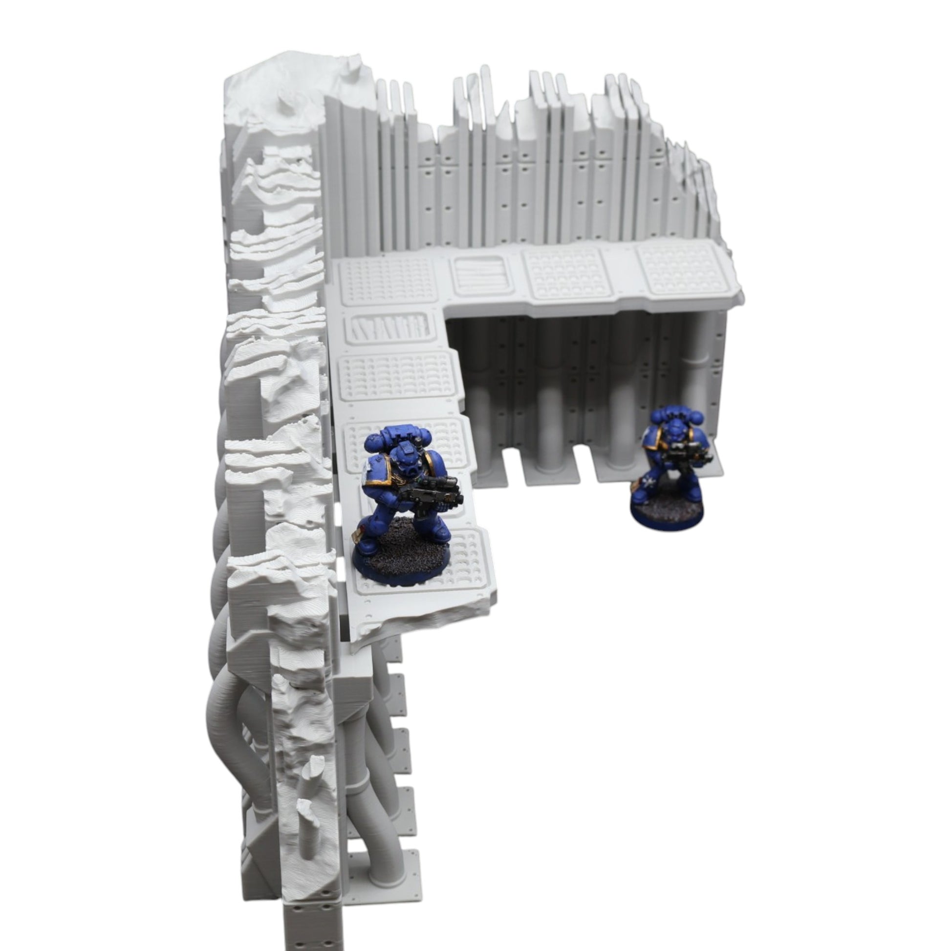 Wargaming 28mm scatter terrain scenery showing 3D-printed item that is compatible with games such as Warhammer 40K, Star Wars Legions, D+D, Dungeons and Dragons, Sci-Fi, Fantasy and other miniature tabletop games. Brand Jawar3d found at www.jawar3d.co.uk.