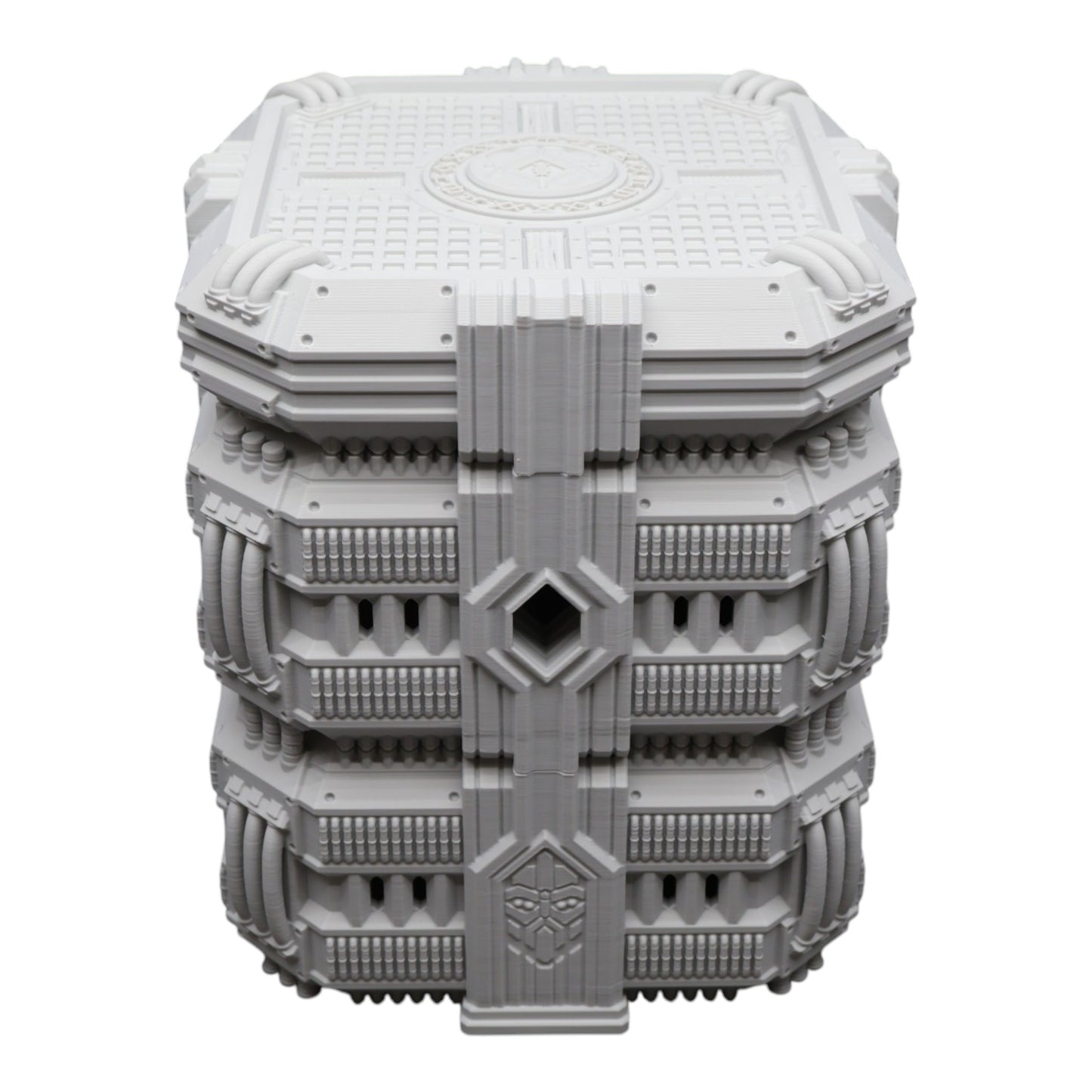 Wargaming 28mm scatter terrain scenery showing 3D-printed item that is compatible with games such as Warhammer 40K, Star Wars Legions, D+D, Dungeons and Dragons, Sci-Fi, Fantasy and other miniature tabletop games. Brand Jawar3d found at www.jawar3d.co.uk.