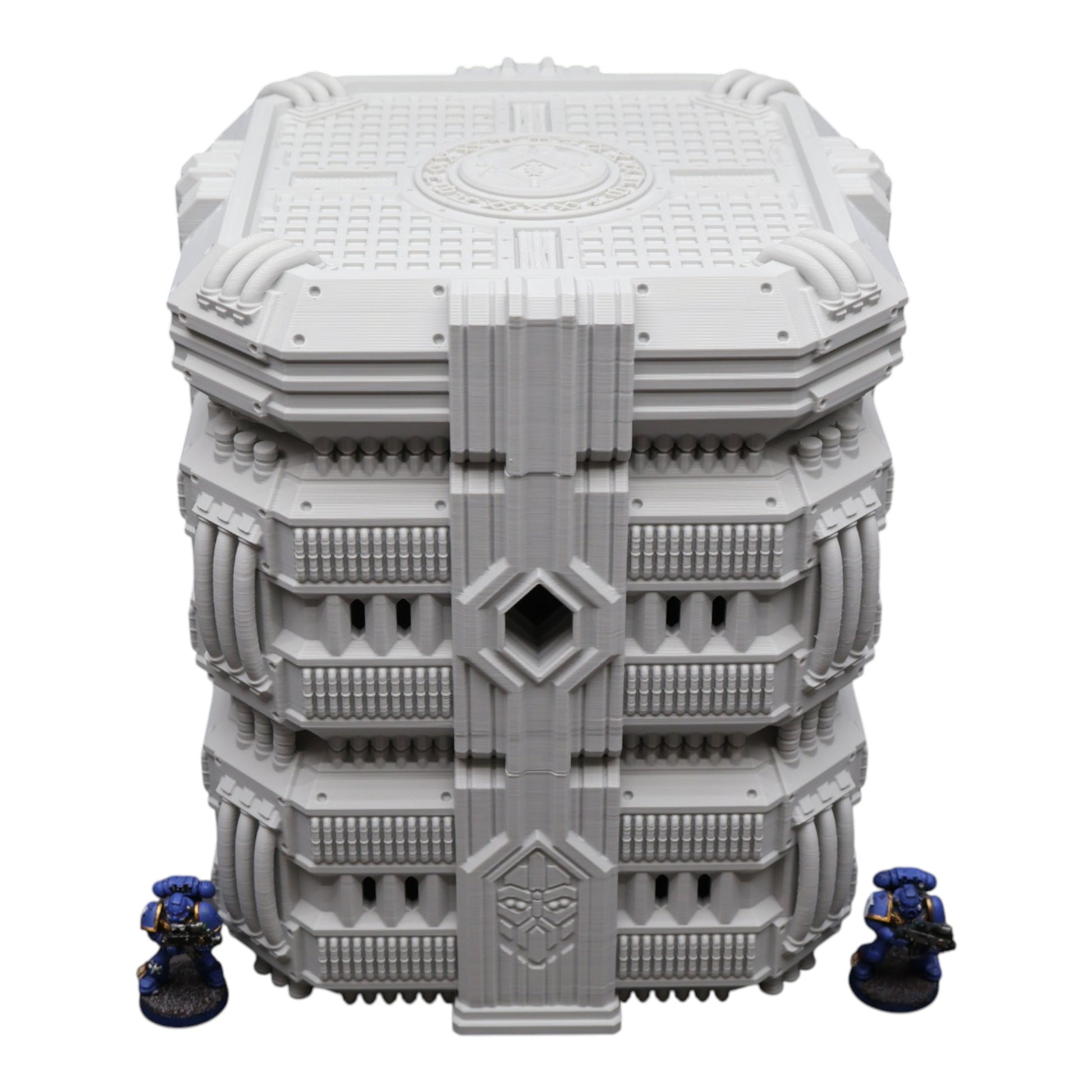Wargaming 28mm scatter terrain scenery showing 3D-printed item that is compatible with games such as Warhammer 40K, Star Wars Legions, D+D, Dungeons and Dragons, Sci-Fi, Fantasy and other miniature tabletop games. Brand Jawar3d found at www.jawar3d.co.uk.