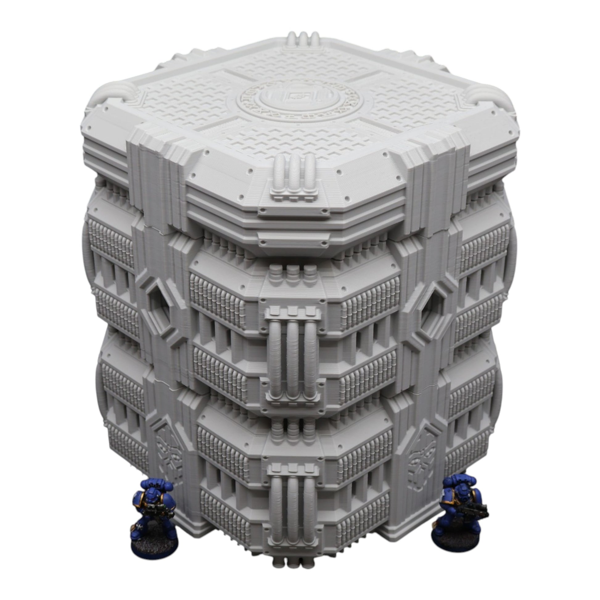 Wargaming 28mm scatter terrain scenery showing 3D-printed item that is compatible with games such as Warhammer 40K, Star Wars Legions, D+D, Dungeons and Dragons, Sci-Fi, Fantasy and other miniature tabletop games. Brand Jawar3d found at www.jawar3d.co.uk.