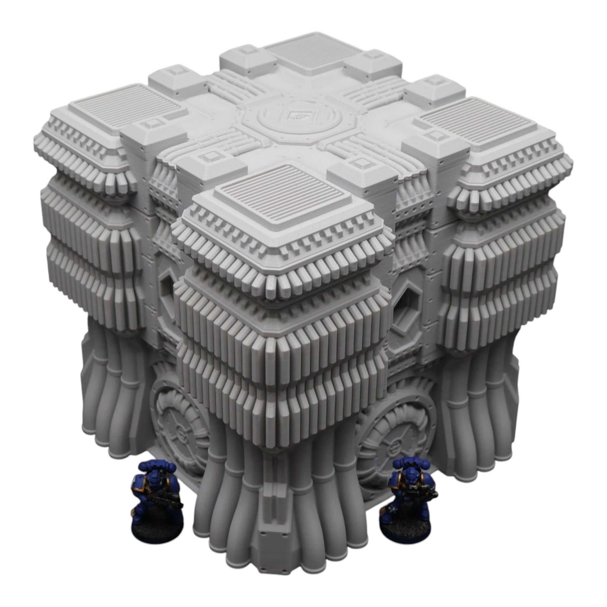 Wargaming 28mm scatter terrain scenery showing 3D-printed item that is compatible with games such as Warhammer 40K, Star Wars Legions, D+D, Dungeons and Dragons, Sci-Fi, Fantasy and other miniature tabletop games. Brand Jawar3d found at www.jawar3d.co.uk.
