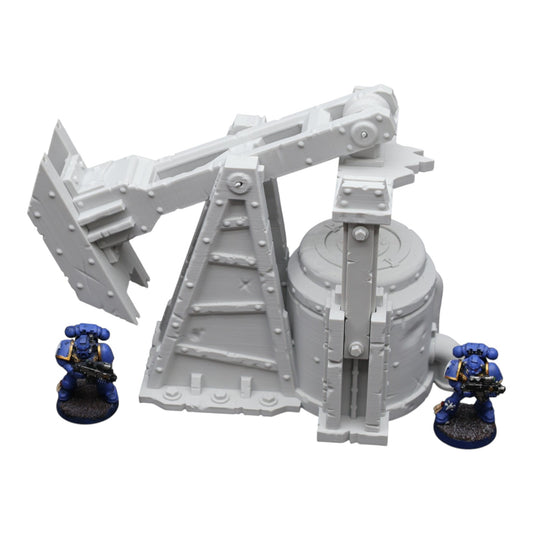 Wargaming 28mm scatter terrain scenery showing 3D-printed item that is compatible with games such as Warhammer 40K, Star Wars Legions, D+D, Dungeons and Dragons, Sci-Fi, Fantasy and other miniature tabletop games. Brand Jawar3d found at www.jawar3d.co.uk.