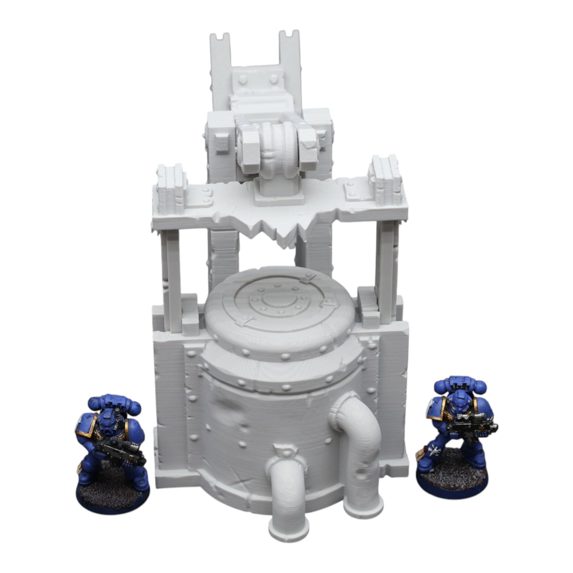 Wargaming 28mm scatter terrain scenery showing 3D-printed item that is compatible with games such as Warhammer 40K, Star Wars Legions, D+D, Dungeons and Dragons, Sci-Fi, Fantasy and other miniature tabletop games. Brand Jawar3d found at www.jawar3d.co.uk.