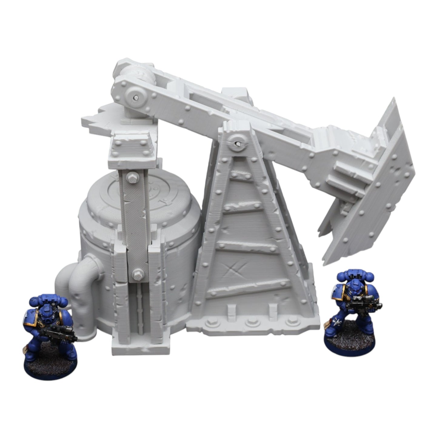 Wargaming 28mm scatter terrain scenery showing 3D-printed item that is compatible with games such as Warhammer 40K, Star Wars Legions, D+D, Dungeons and Dragons, Sci-Fi, Fantasy and other miniature tabletop games. Brand Jawar3d found at www.jawar3d.co.uk.