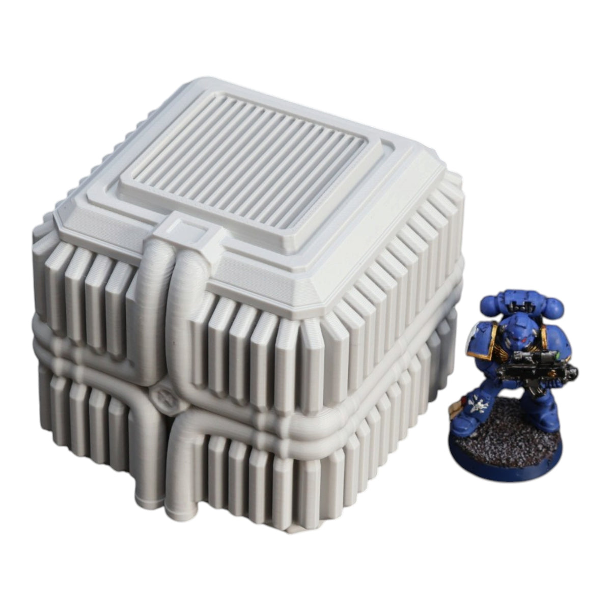 Wargaming 28mm scatter terrain scenery showing 3D-printed item that is compatible with games such as Warhammer 40K, Star Wars Legions, D+D, Dungeons and Dragons, Sci-Fi, Fantasy and other miniature tabletop games. Brand Jawar3d found at www.jawar3d.co.uk.