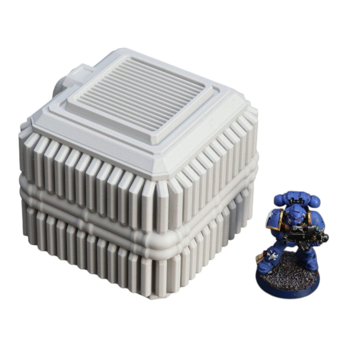 Wargaming 28mm scatter terrain scenery showing 3D-printed item that is compatible with games such as Warhammer 40K, Star Wars Legions, D+D, Dungeons and Dragons, Sci-Fi, Fantasy and other miniature tabletop games. Brand Jawar3d found at www.jawar3d.co.uk.