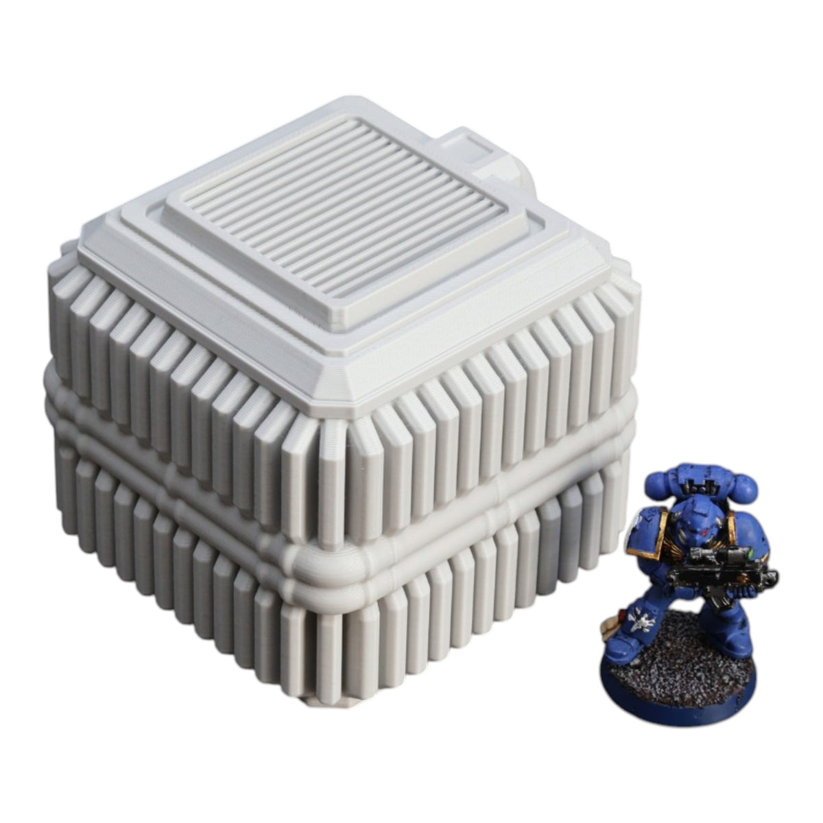 Wargaming 28mm scatter terrain scenery showing 3D-printed item that is compatible with games such as Warhammer 40K, Star Wars Legions, D+D, Dungeons and Dragons, Sci-Fi, Fantasy and other miniature tabletop games. Brand Jawar3d found at www.jawar3d.co.uk.