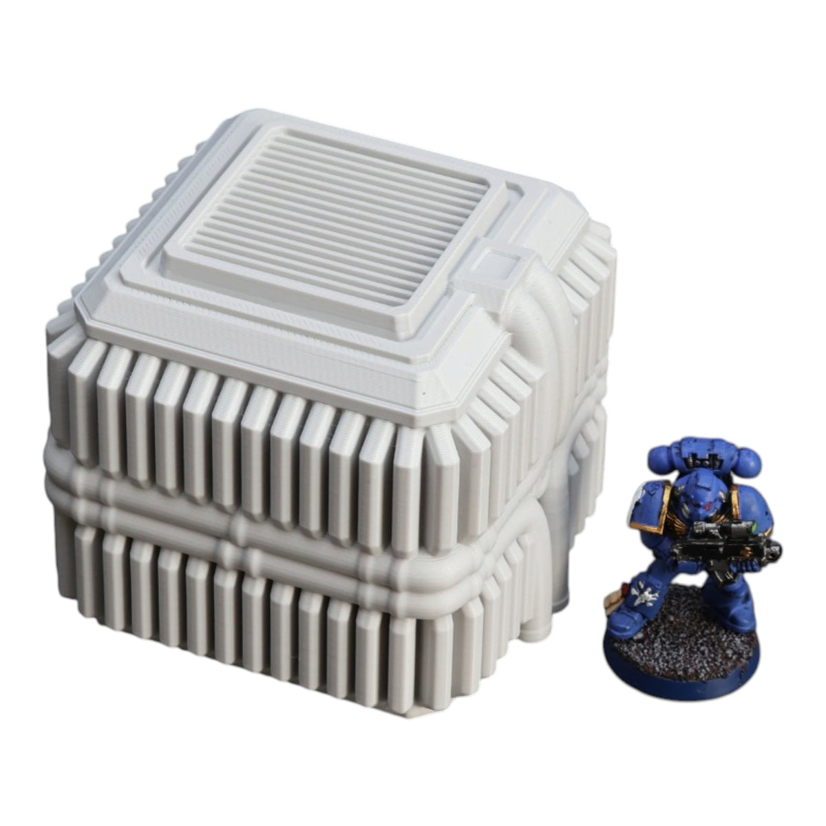 Wargaming 28mm scatter terrain scenery showing 3D-printed item that is compatible with games such as Warhammer 40K, Star Wars Legions, D+D, Dungeons and Dragons, Sci-Fi, Fantasy and other miniature tabletop games. Brand Jawar3d found at www.jawar3d.co.uk.