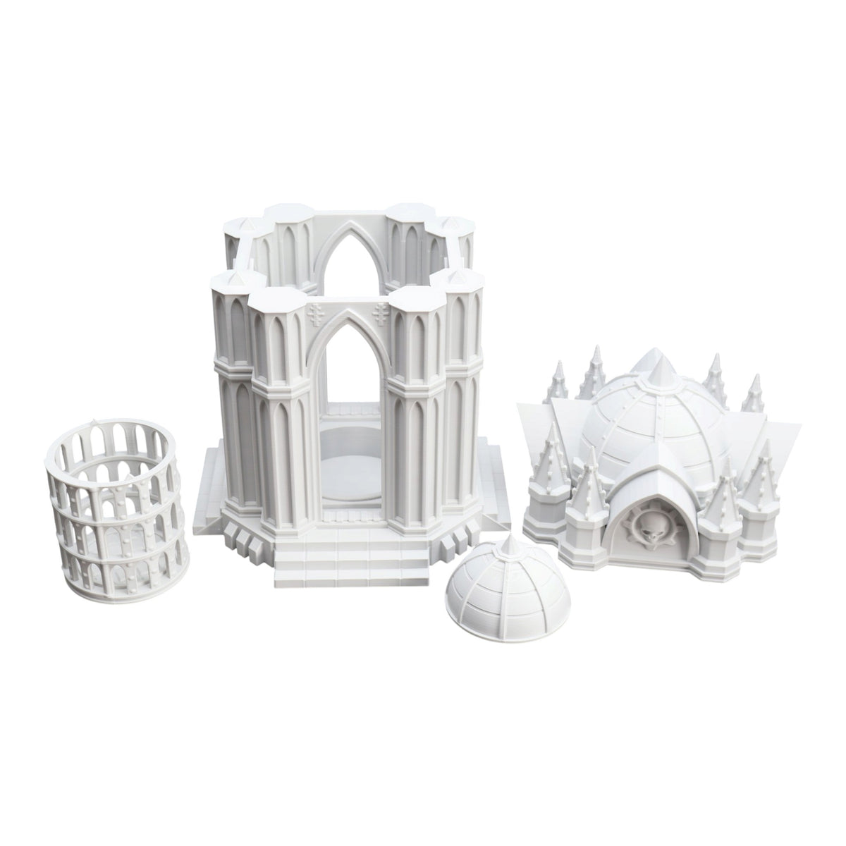 Wargaming 28mm scatter terrain scenery showing 3D-printed item that is compatible with games such as Warhammer 40K, Star Wars Legions, D+D, Dungeons and Dragons, Sci-Fi, Fantasy and other miniature tabletop games. Brand Jawar3d found at www.jawar3d.co.uk.