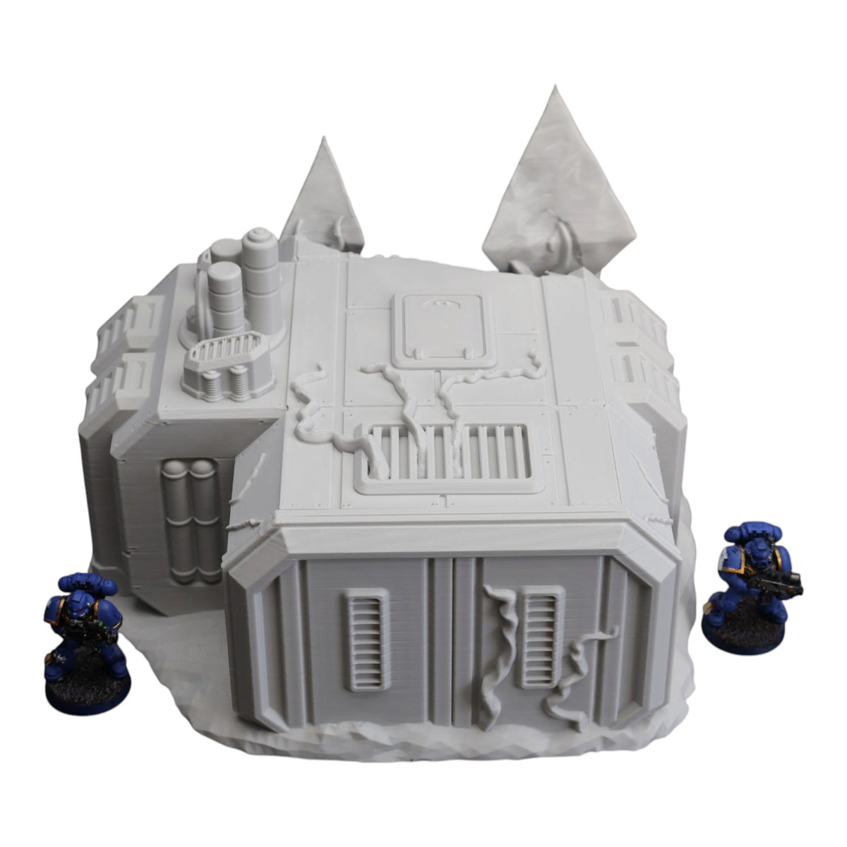 Wargaming 28mm scatter terrain scenery showing 3D-printed item that is compatible with games such as Warhammer 40K, Star Wars Legions, D+D, Dungeons and Dragons, Sci-Fi, Fantasy and other miniature tabletop games. Brand Jawar3d found at www.jawar3d.co.uk.