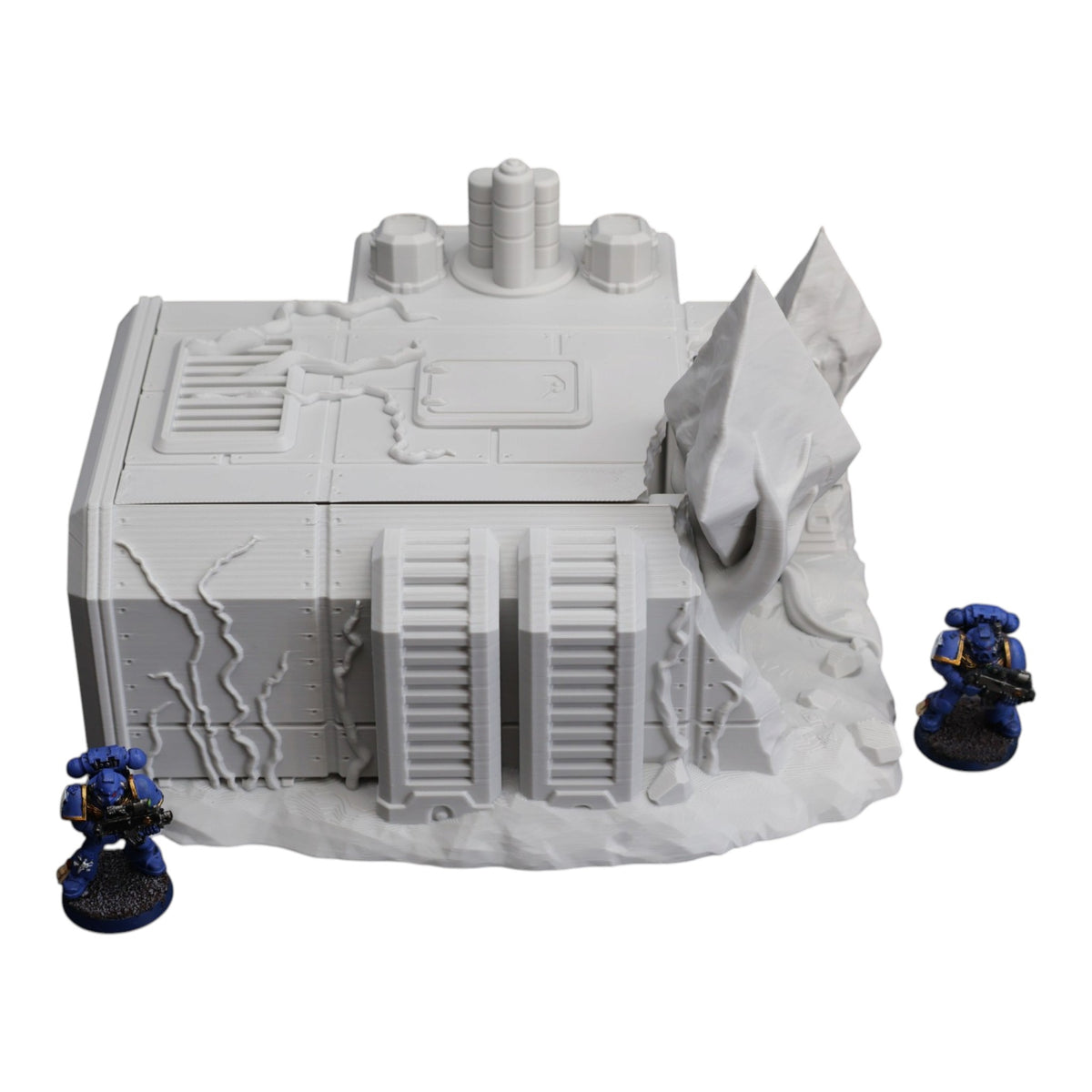 Wargaming 28mm scatter terrain scenery showing 3D-printed item that is compatible with games such as Warhammer 40K, Star Wars Legions, D+D, Dungeons and Dragons, Sci-Fi, Fantasy and other miniature tabletop games. Brand Jawar3d found at www.jawar3d.co.uk.