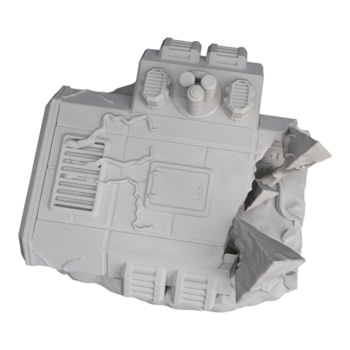 Wargaming 28mm scatter terrain scenery showing 3D-printed item that is compatible with games such as Warhammer 40K, Star Wars Legions, D+D, Dungeons and Dragons, Sci-Fi, Fantasy and other miniature tabletop games. Brand Jawar3d found at www.jawar3d.co.uk.