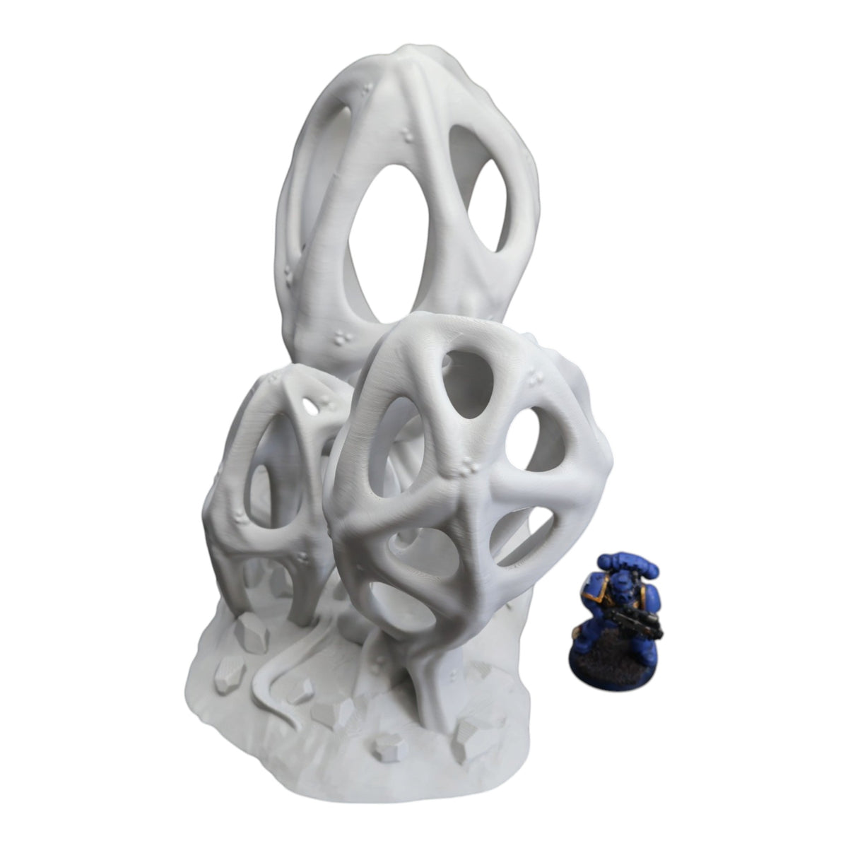 Wargaming 28mm scatter terrain scenery showing 3D-printed item that is compatible with games such as Warhammer 40K, Star Wars Legions, D+D, Dungeons and Dragons, Sci-Fi, Fantasy and other miniature tabletop games. Brand Jawar3d found at www.jawar3d.co.uk.