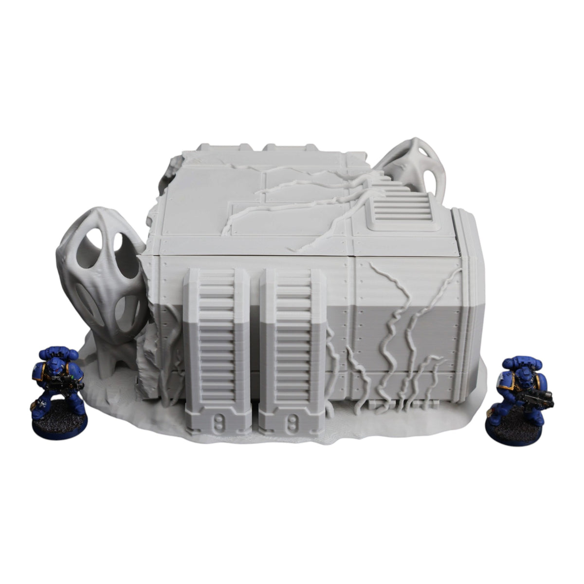 Wargaming 28mm scatter terrain scenery showing 3D-printed item that is compatible with games such as Warhammer 40K, Star Wars Legions, D+D, Dungeons and Dragons, Sci-Fi, Fantasy and other miniature tabletop games. Brand Jawar3d found at www.jawar3d.co.uk.