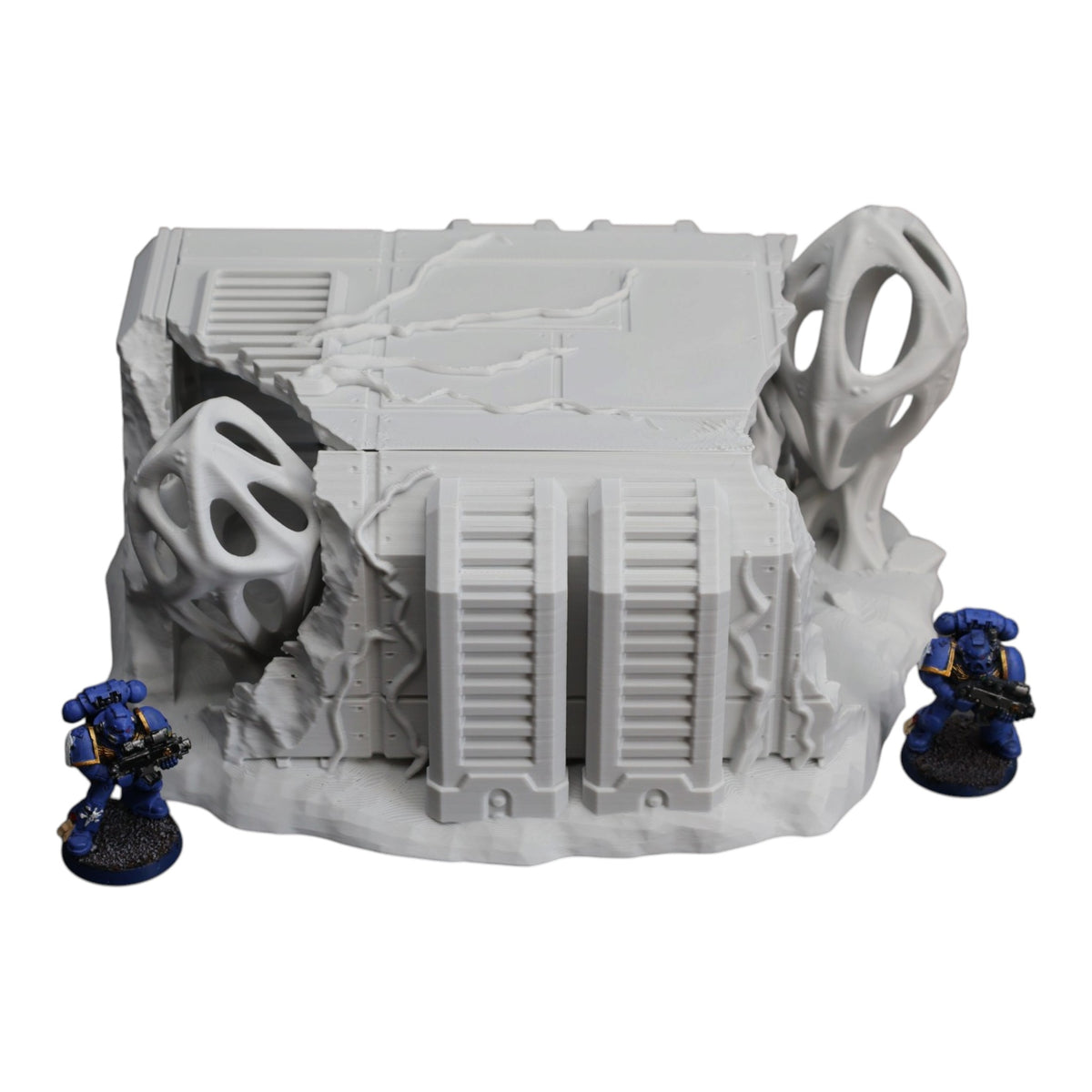 Wargaming 28mm scatter terrain scenery showing 3D-printed item that is compatible with games such as Warhammer 40K, Star Wars Legions, D+D, Dungeons and Dragons, Sci-Fi, Fantasy and other miniature tabletop games. Brand Jawar3d found at www.jawar3d.co.uk.