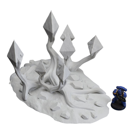 Wargaming 28mm scatter terrain scenery showing 3D-printed item that is compatible with games such as Warhammer 40K, Star Wars Legions, D+D, Dungeons and Dragons, Sci-Fi, Fantasy and other miniature tabletop games. Brand Jawar3d found at www.jawar3d.co.uk.