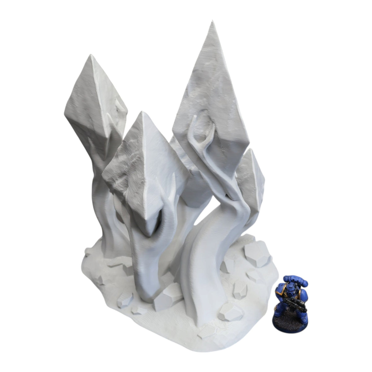 Wargaming 28mm scatter terrain scenery showing 3D-printed item that is compatible with games such as Warhammer 40K, Star Wars Legions, D+D, Dungeons and Dragons, Sci-Fi, Fantasy and other miniature tabletop games. Brand Jawar3d found at www.jawar3d.co.uk.