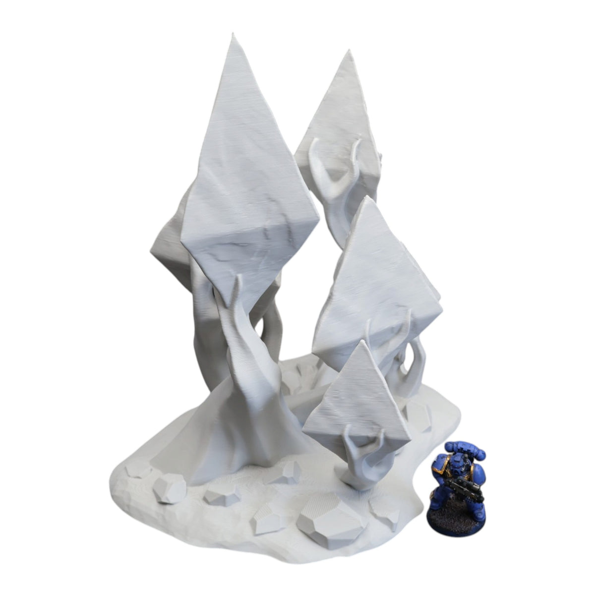 Wargaming 28mm scatter terrain scenery showing 3D-printed item that is compatible with games such as Warhammer 40K, Star Wars Legions, D+D, Dungeons and Dragons, Sci-Fi, Fantasy and other miniature tabletop games. Brand Jawar3d found at www.jawar3d.co.uk.