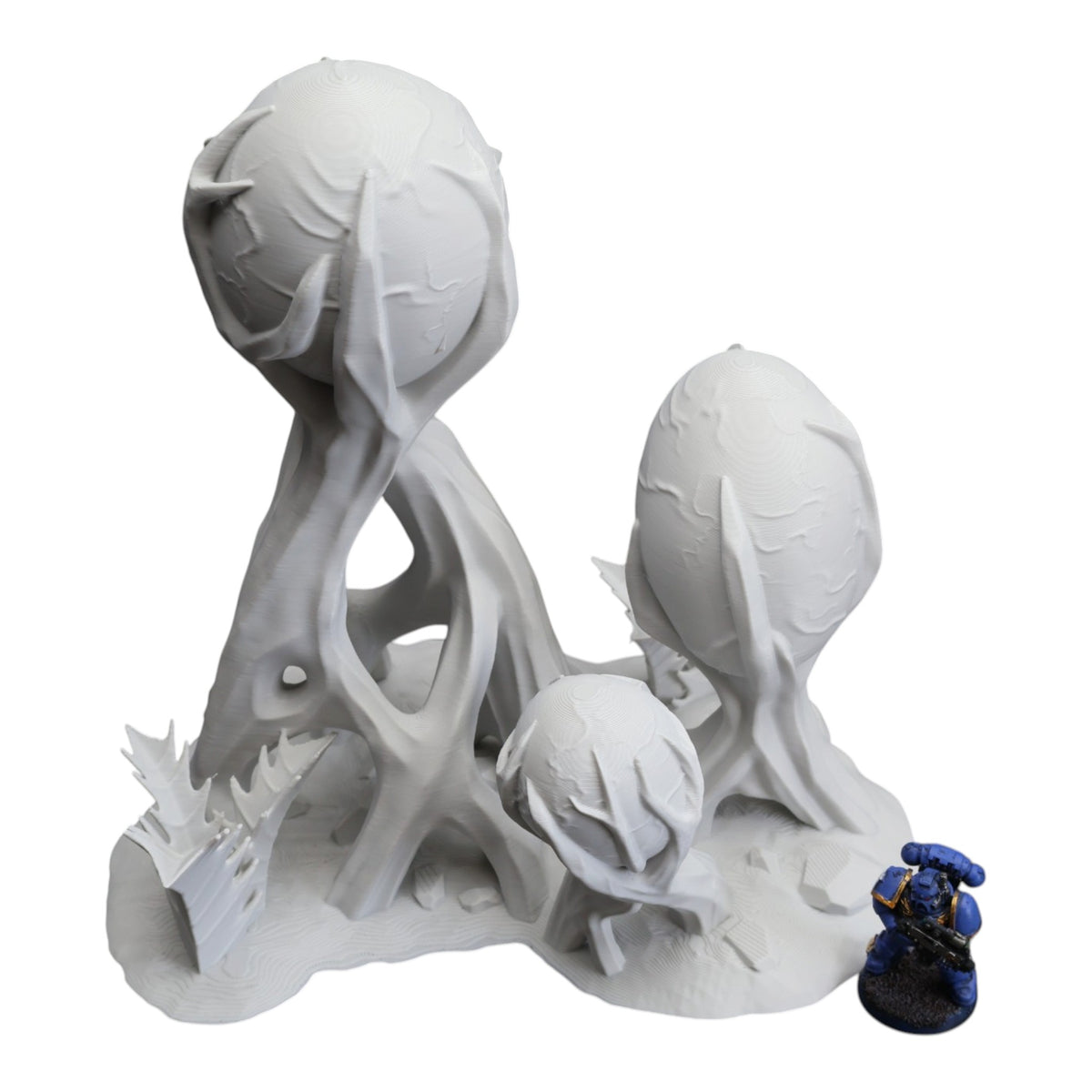Wargaming 28mm scatter terrain scenery showing 3D-printed item that is compatible with games such as Warhammer 40K, Star Wars Legions, D+D, Dungeons and Dragons, Sci-Fi, Fantasy and other miniature tabletop games. Brand Jawar3d found at www.jawar3d.co.uk.