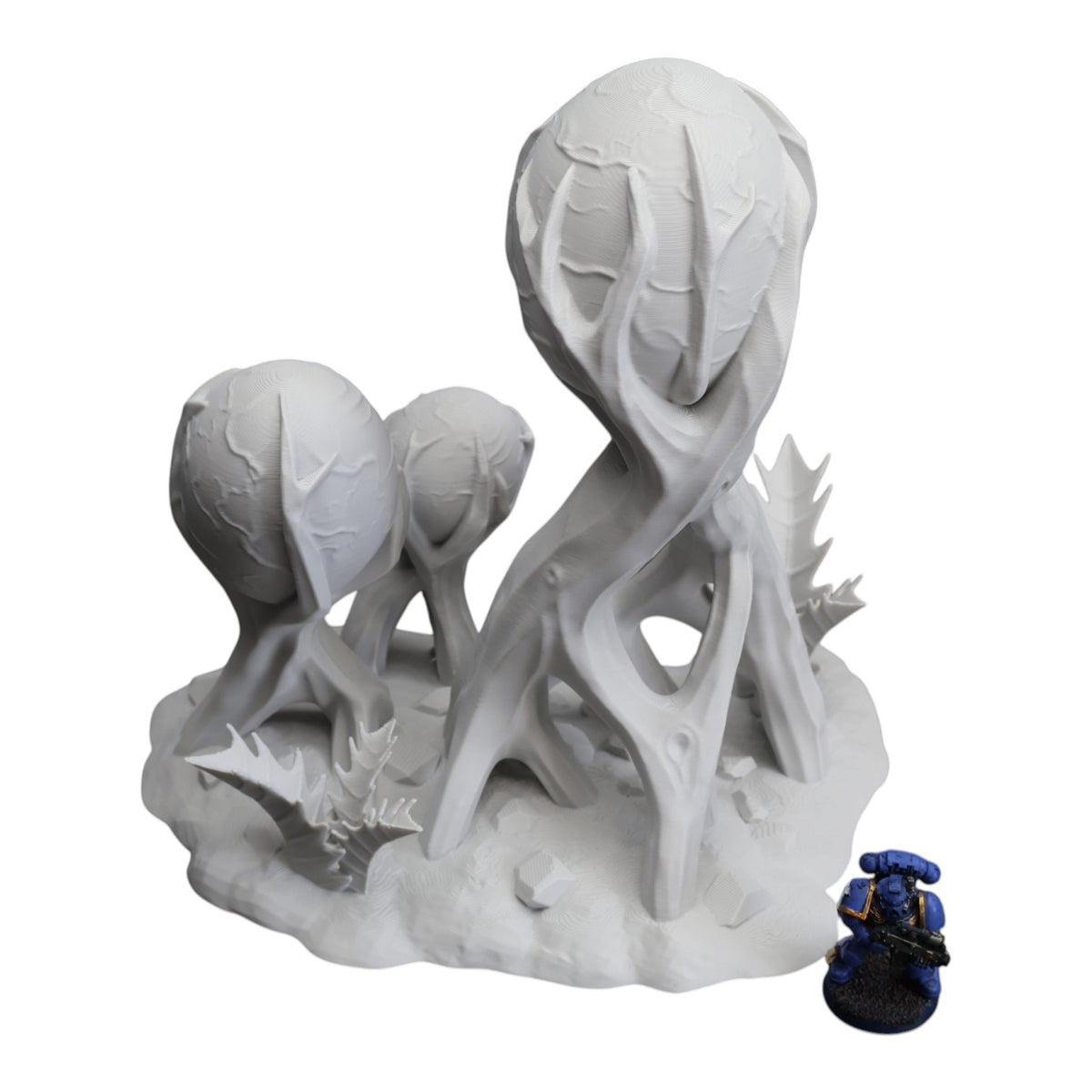 Wargaming 28mm scatter terrain scenery showing 3D-printed item that is compatible with games such as Warhammer 40K, Star Wars Legions, D+D, Dungeons and Dragons, Sci-Fi, Fantasy and other miniature tabletop games. Brand Jawar3d found at www.jawar3d.co.uk.