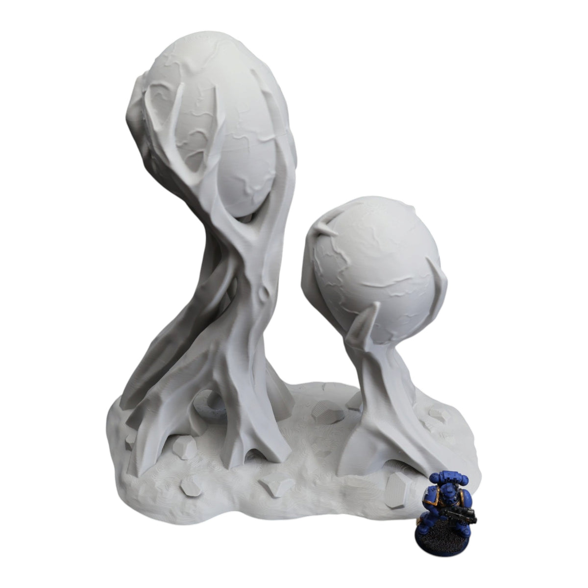 Wargaming 28mm scatter terrain scenery showing 3D-printed item that is compatible with games such as Warhammer 40K, Star Wars Legions, D+D, Dungeons and Dragons, Sci-Fi, Fantasy and other miniature tabletop games. Brand Jawar3d found at www.jawar3d.co.uk.