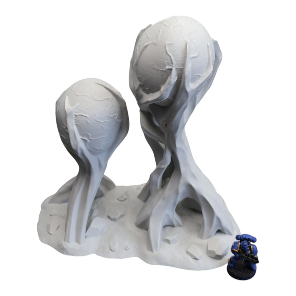 Wargaming 28mm scatter terrain scenery showing 3D-printed item that is compatible with games such as Warhammer 40K, Star Wars Legions, D+D, Dungeons and Dragons, Sci-Fi, Fantasy and other miniature tabletop games. Brand Jawar3d found at www.jawar3d.co.uk.