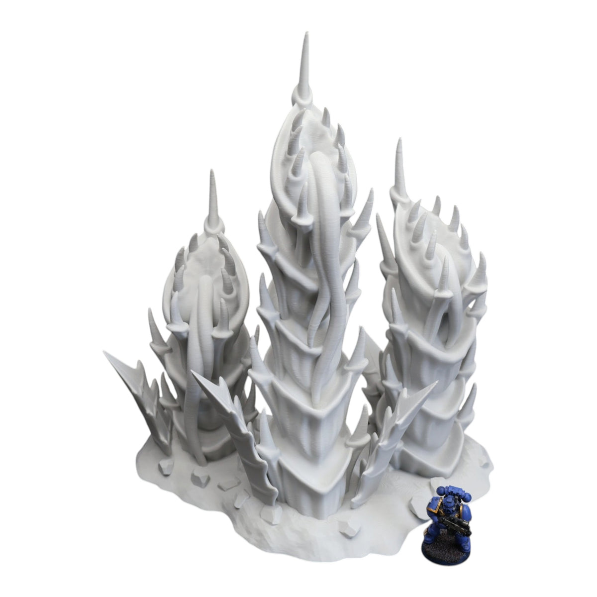 Wargaming 28mm scatter terrain scenery showing 3D-printed item that is compatible with games such as Warhammer 40K, Star Wars Legions, D+D, Dungeons and Dragons, Sci-Fi, Fantasy and other miniature tabletop games. Brand Jawar3d found at www.jawar3d.co.uk.