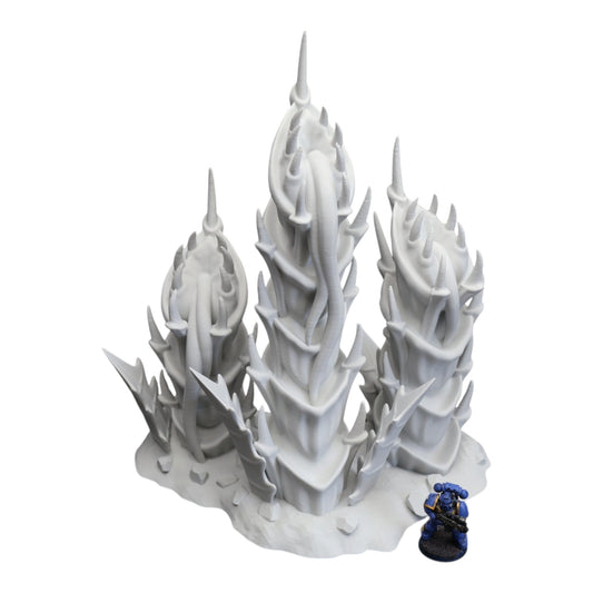Wargaming 28mm scatter terrain scenery showing 3D-printed item that is compatible with games such as Warhammer 40K, Star Wars Legions, D+D, Dungeons and Dragons, Sci-Fi, Fantasy and other miniature tabletop games. Brand Jawar3d found at www.jawar3d.co.uk.