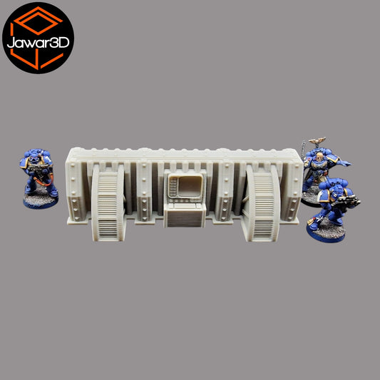 Wargaming 28mm scatter terrain scenery showing 3D-printed item that is compatible with games such as Warhammer 40K, Star Wars Legions, D+D, Dungeons and Dragons, Sci-Fi, Fantasy and other miniature tabletop games. Brand Jawar3d found at www.jawar3d.co.uk.