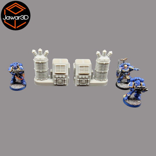 Wargaming 28mm scatter terrain scenery showing 3D-printed item that is compatible with games such as Warhammer 40K, Star Wars Legions, D+D, Dungeons and Dragons, Sci-Fi, Fantasy and other miniature tabletop games. Brand Jawar3d found at www.jawar3d.co.uk.