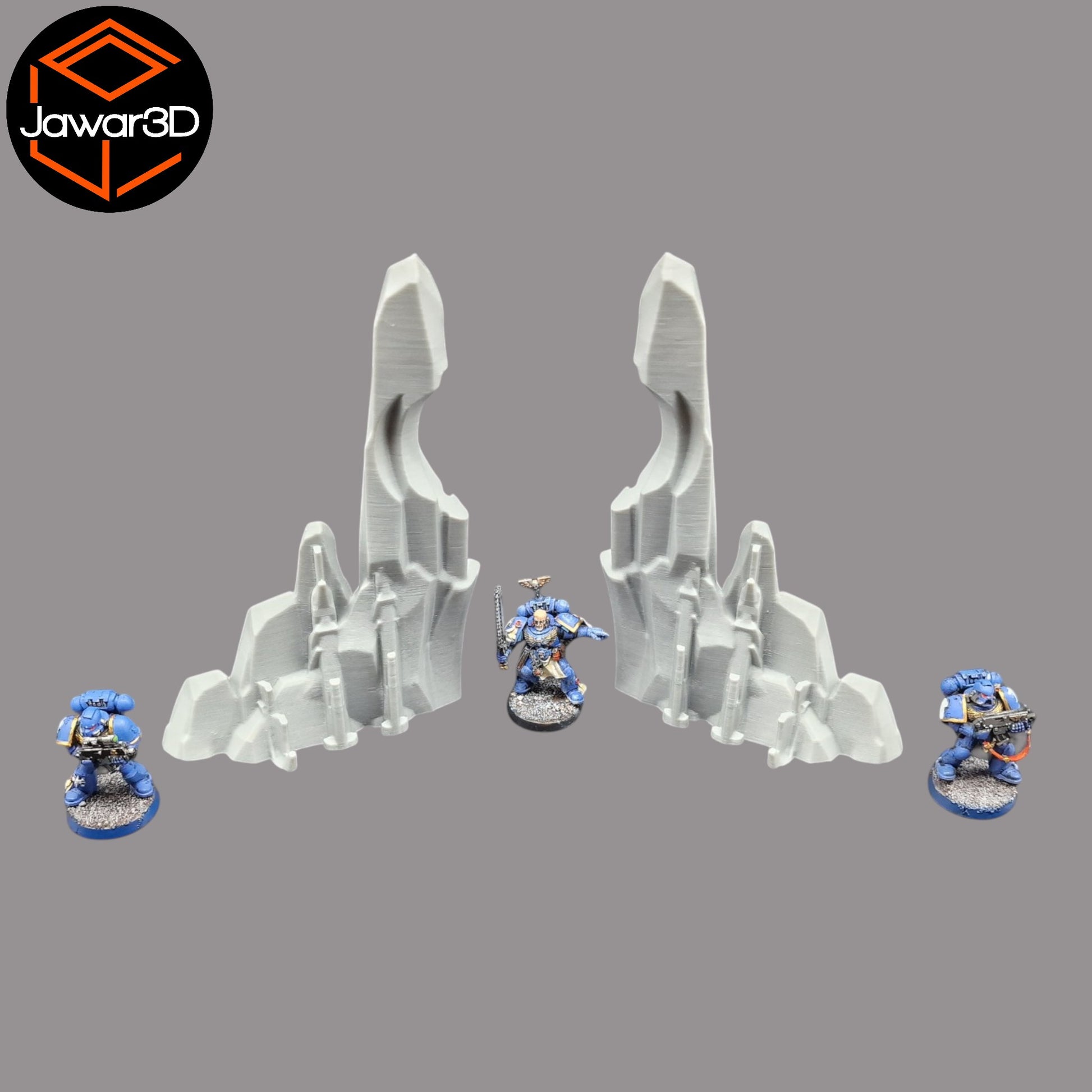Wargaming 28mm scatter terrain scenery showing 3D-printed item that is compatible with games such as Warhammer 40K, Star Wars Legions, D+D, Dungeons and Dragons, Sci-Fi, Fantasy and other miniature tabletop games. Brand Jawar3d found at www.jawar3d.co.uk.