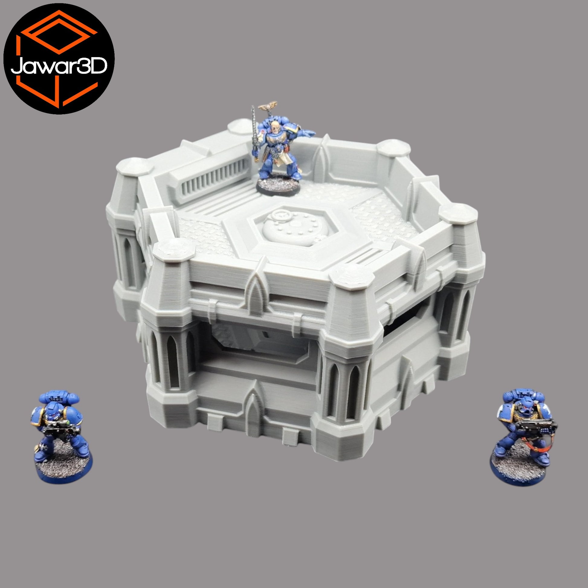 Wargaming 28mm scatter terrain scenery showing 3D-printed item that is compatible with games such as Warhammer 40K, Star Wars Legions, D+D, Dungeons and Dragons, Sci-Fi, Fantasy and other miniature tabletop games. Brand Jawar3d found at www.jawar3d.co.uk.