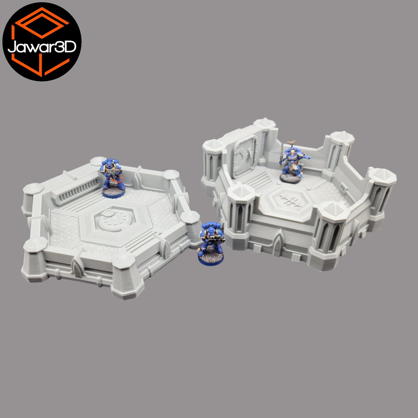 Wargaming 28mm scatter terrain scenery showing 3D-printed item that is compatible with games such as Warhammer 40K, Star Wars Legions, D+D, Dungeons and Dragons, Sci-Fi, Fantasy and other miniature tabletop games. Brand Jawar3d found at www.jawar3d.co.uk.