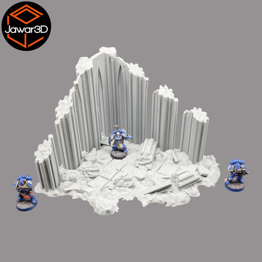 Wargaming 28mm scatter terrain scenery showing 3D-printed item that is compatible with games such as Warhammer 40K, Star Wars Legions, D+D, Dungeons and Dragons, Sci-Fi, Fantasy and other miniature tabletop games. Brand Jawar3d found at www.jawar3d.co.uk.