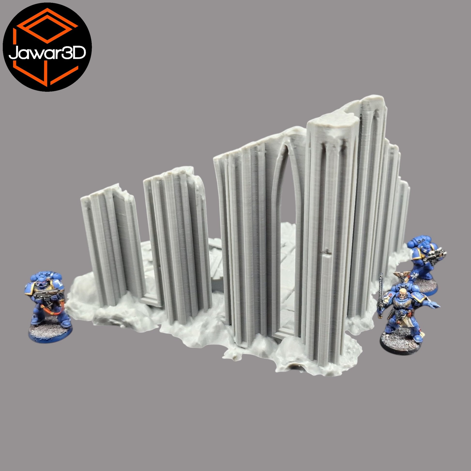 Wargaming 28mm scatter terrain scenery showing 3D-printed item that is compatible with games such as Warhammer 40K, Star Wars Legions, D+D, Dungeons and Dragons, Sci-Fi, Fantasy and other miniature tabletop games. Brand Jawar3d found at www.jawar3d.co.uk.