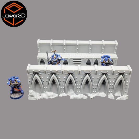 Wargaming 28mm scatter terrain scenery showing 3D-printed item that is compatible with games such as Warhammer 40K, Star Wars Legions, D+D, Dungeons and Dragons, Sci-Fi, Fantasy and other miniature tabletop games. Brand Jawar3d found at www.jawar3d.co.uk.