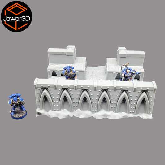 Wargaming 28mm scatter terrain scenery showing 3D-printed item that is compatible with games such as Warhammer 40K, Star Wars Legions, D+D, Dungeons and Dragons, Sci-Fi, Fantasy and other miniature tabletop games. Brand Jawar3d found at www.jawar3d.co.uk.