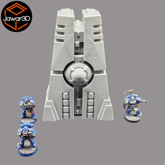 Wargaming 28mm scatter terrain scenery showing 3D-printed item that is compatible with games such as Warhammer 40K, Star Wars Legions, D+D, Dungeons and Dragons, Sci-Fi, Fantasy and other miniature tabletop games. Brand Jawar3d found at www.jawar3d.co.uk.