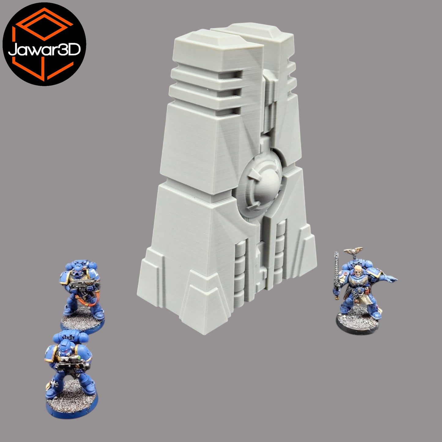 Wargaming 28mm scatter terrain scenery showing 3D-printed item that is compatible with games such as Warhammer 40K, Star Wars Legions, D+D, Dungeons and Dragons, Sci-Fi, Fantasy and other miniature tabletop games. Brand Jawar3d found at www.jawar3d.co.uk.