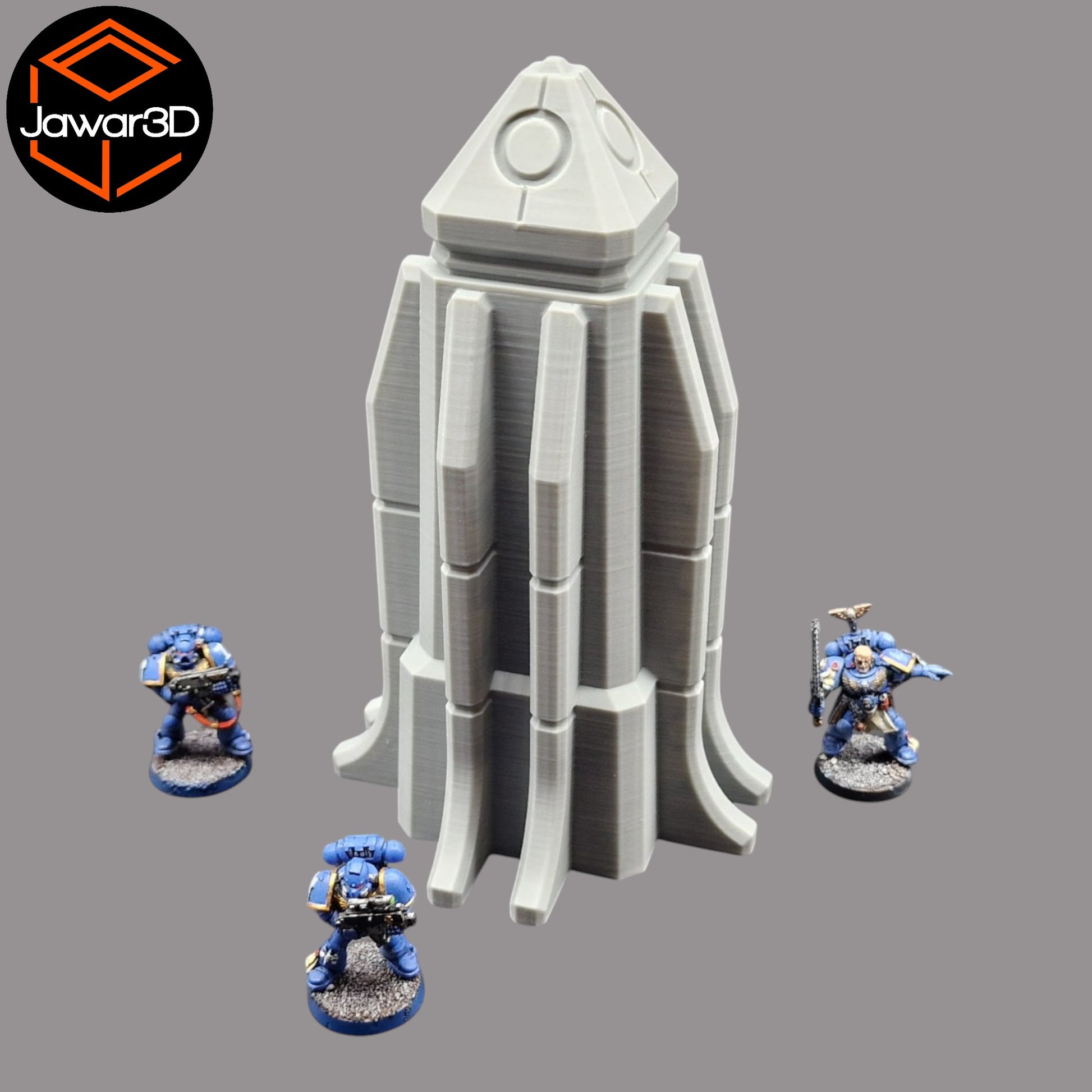 Wargaming 28mm scatter terrain scenery showing 3D-printed item that is compatible with games such as Warhammer 40K, Star Wars Legions, D+D, Dungeons and Dragons, Sci-Fi, Fantasy and other miniature tabletop games. Brand Jawar3d found at www.jawar3d.co.uk.