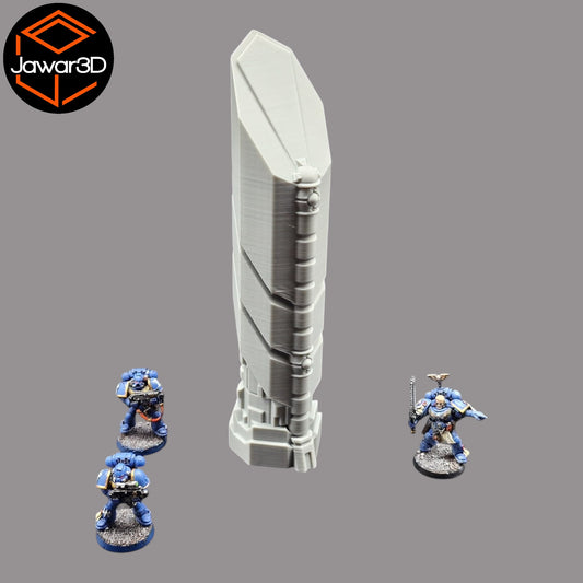 Wargaming 28mm scatter terrain scenery showing 3D-printed item that is compatible with games such as Warhammer 40K, Star Wars Legions, D+D, Dungeons and Dragons, Sci-Fi, Fantasy and other miniature tabletop games. Brand Jawar3d found at www.jawar3d.co.uk.