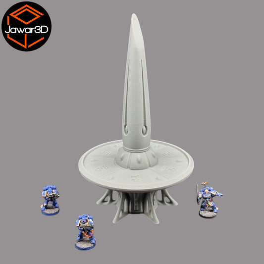 Wargaming 28mm scatter terrain scenery showing 3D-printed item that is compatible with games such as Warhammer 40K, Star Wars Legions, D+D, Dungeons and Dragons, Sci-Fi, Fantasy and other miniature tabletop games. Brand Jawar3d found at www.jawar3d.co.uk.