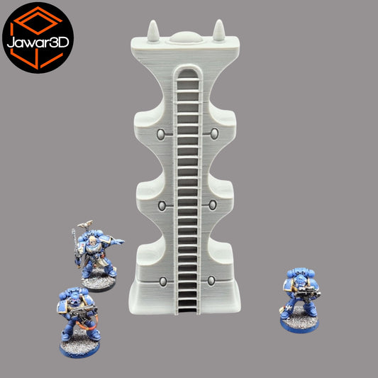 Wargaming 28mm scatter terrain scenery showing 3D-printed item that is compatible with games such as Warhammer 40K, Star Wars Legions, D+D, Dungeons and Dragons, Sci-Fi, Fantasy and other miniature tabletop games. Brand Jawar3d found at www.jawar3d.co.uk.