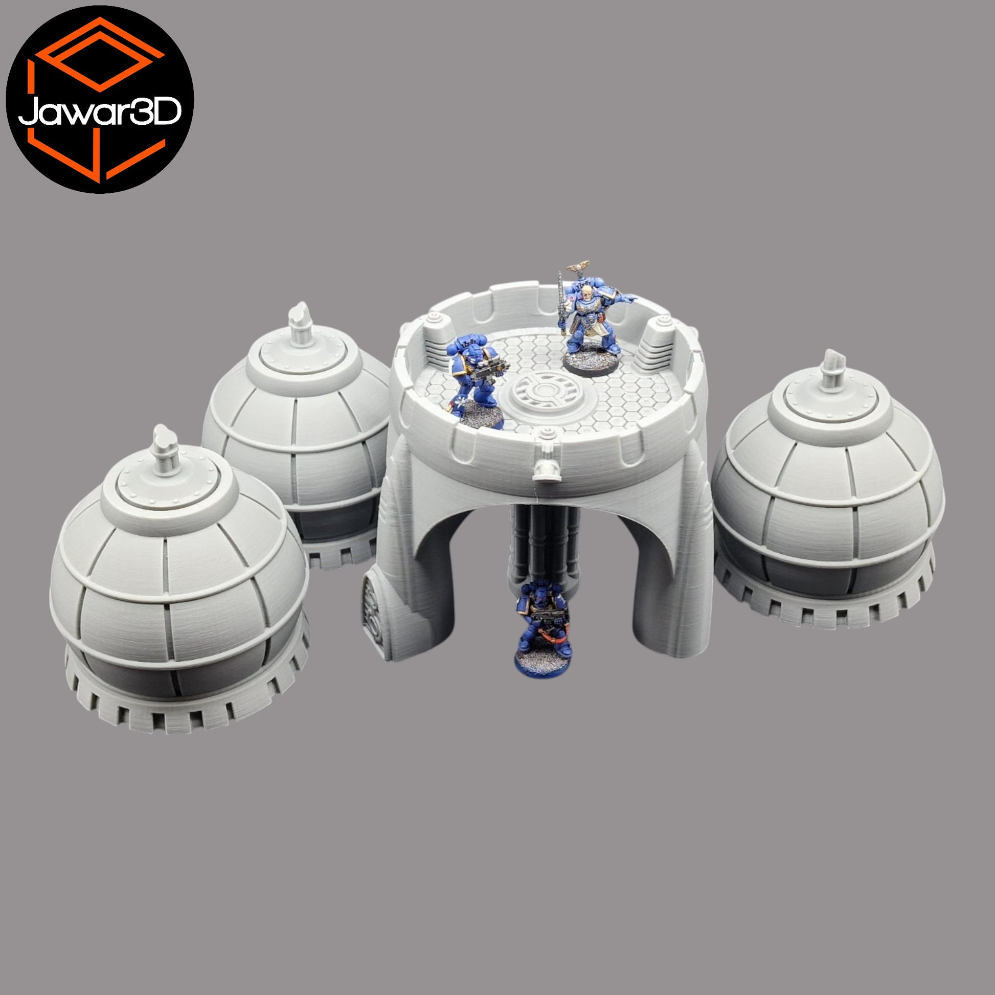 Wargaming 28mm scatter terrain scenery showing 3D-printed item that is compatible with games such as Warhammer 40K, Star Wars Legions, D+D, Dungeons and Dragons, Sci-Fi, Fantasy and other miniature tabletop games. Brand Jawar3d found at www.jawar3d.co.uk.