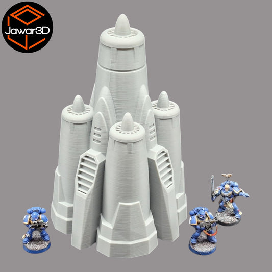 Wargaming 28mm scatter terrain scenery showing 3D-printed item that is compatible with games such as Warhammer 40K, Star Wars Legions, D+D, Dungeons and Dragons, Sci-Fi, Fantasy and other miniature tabletop games. Brand Jawar3d found at www.jawar3d.co.uk.
